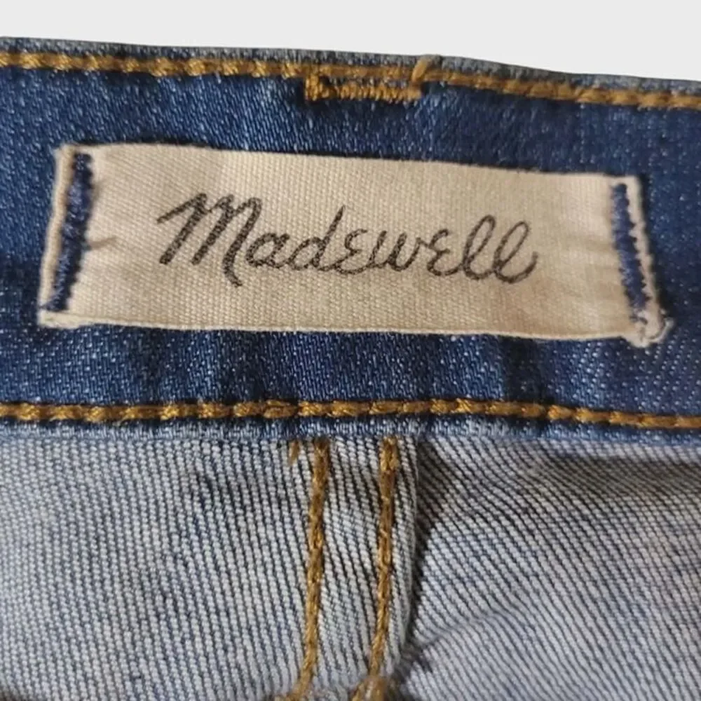 Madewell Cali Demi-Boot Jeans Women 24, 26W Casual Denim Raw Hem